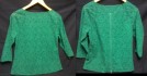 Green zipped top